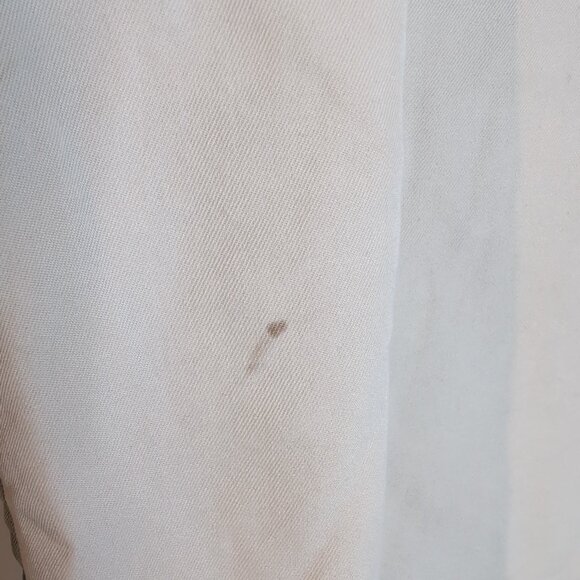 Nat Nast Men's Green/Off-White Short Sleeve Button Up Shirt 100% Silk Luxury, XL - Picture 5 of 9